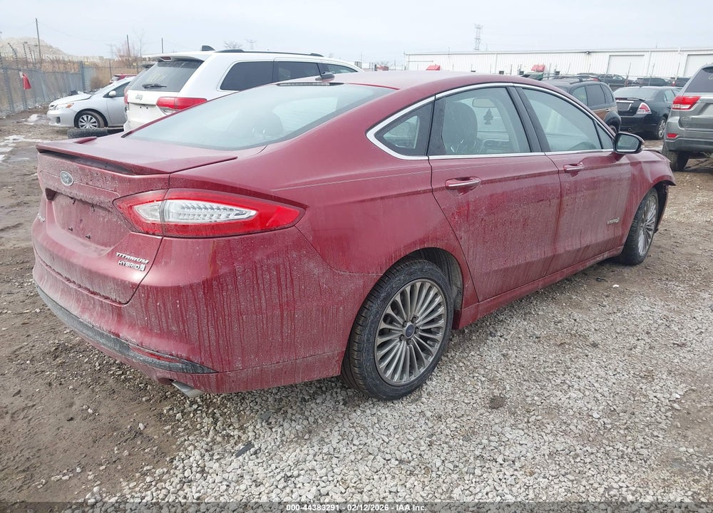 2014 FORD FUSION HYBRID TITANIUM VIN: 3FA6P0RU5ER100104