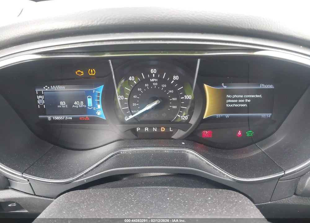 2014 FORD FUSION HYBRID TITANIUM VIN: 3FA6P0RU5ER100104