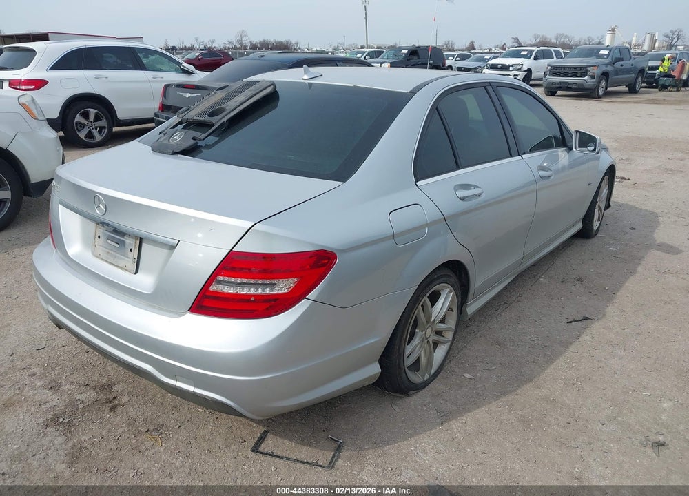 2012 MERCEDES-BENZ C 250 SPORT VIN: WDDGF4HB1CA665150