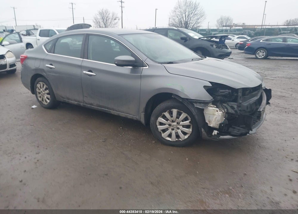 2017 NISSAN SENTRA SV VIN: 3N1AB7APXHL640110
