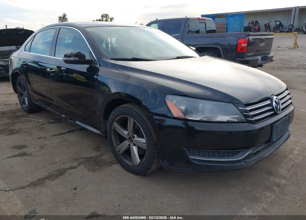 2012 VOLKSWAGEN PASSAT 2.5L SE VIN: 1VWBP7A39CC106551