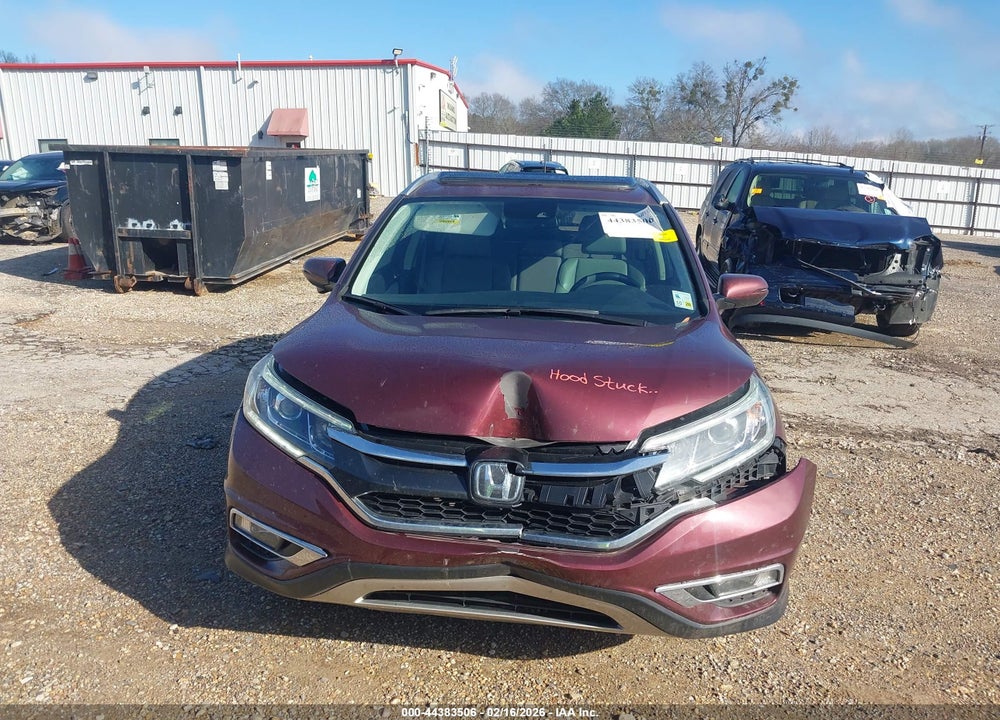 2016 HONDA CR-V TOURING VIN: 5J6RM3H90GL010675
