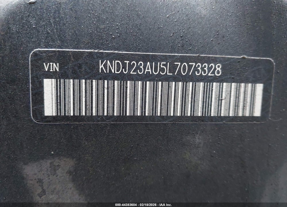 2020 KIA SOUL LX VIN: KNDJ23AU5L7073328