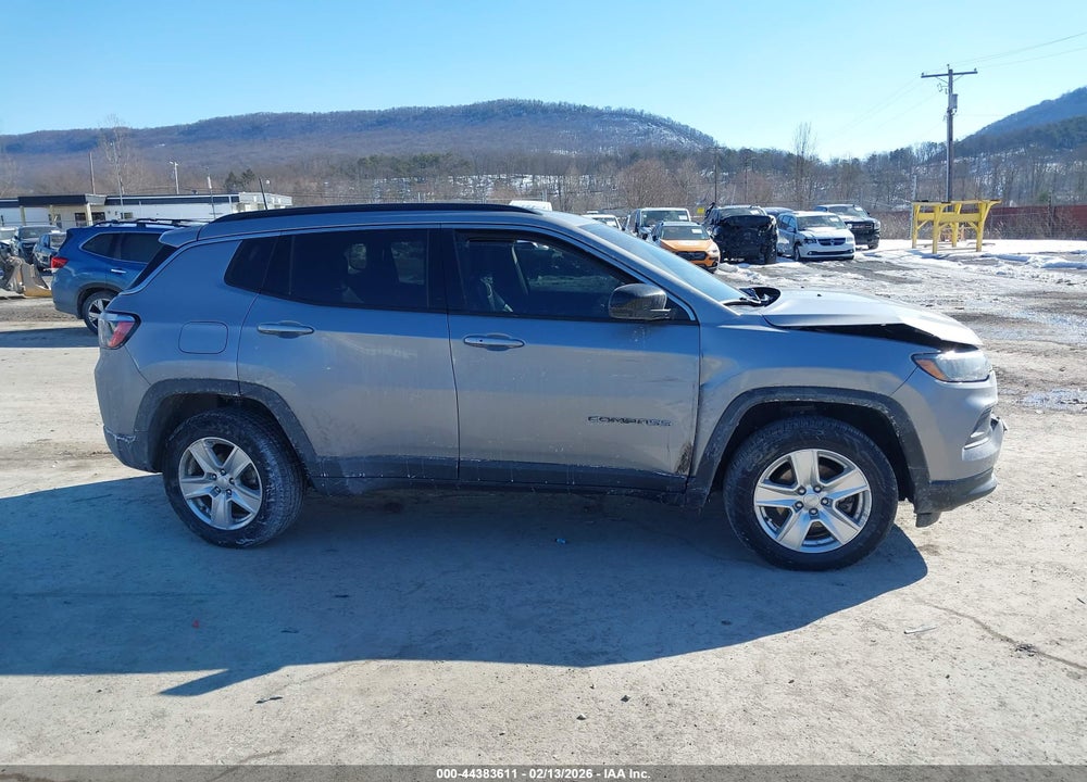 2022 JEEP COMPASS LATITUDE 4X4 VIN: 3C4NJDBB7NT152876