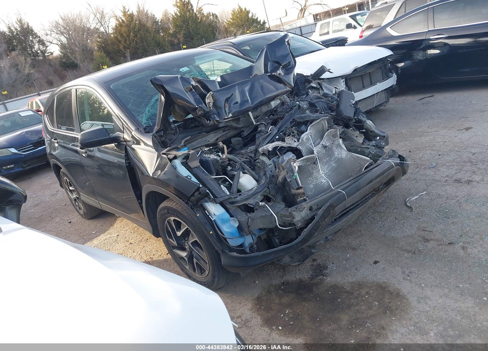 2016 HONDA CR-V SE VIN: 5J6RM4H4XGL029647