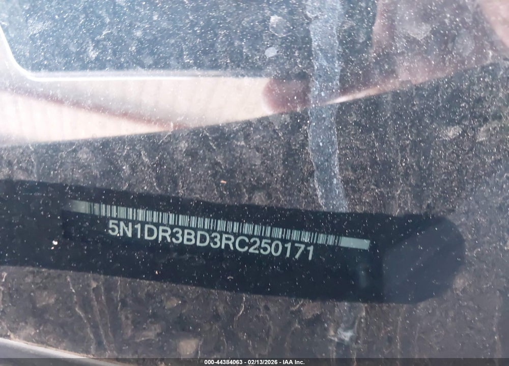 2024 NISSAN PATHFINDER ROCK CREEK 4WD VIN: 5N1DR3BD3RC250171