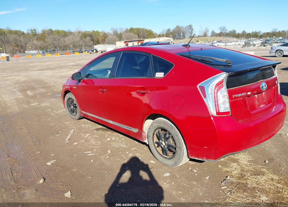 2012 TOYOTA PRIUS THREE VIN: JTDKN3DU9C5397773