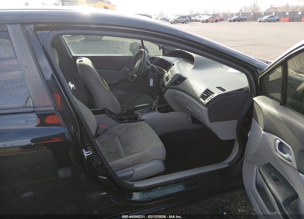 2012 HONDA CIVIC LX VIN: 19XFB2F52CE037324