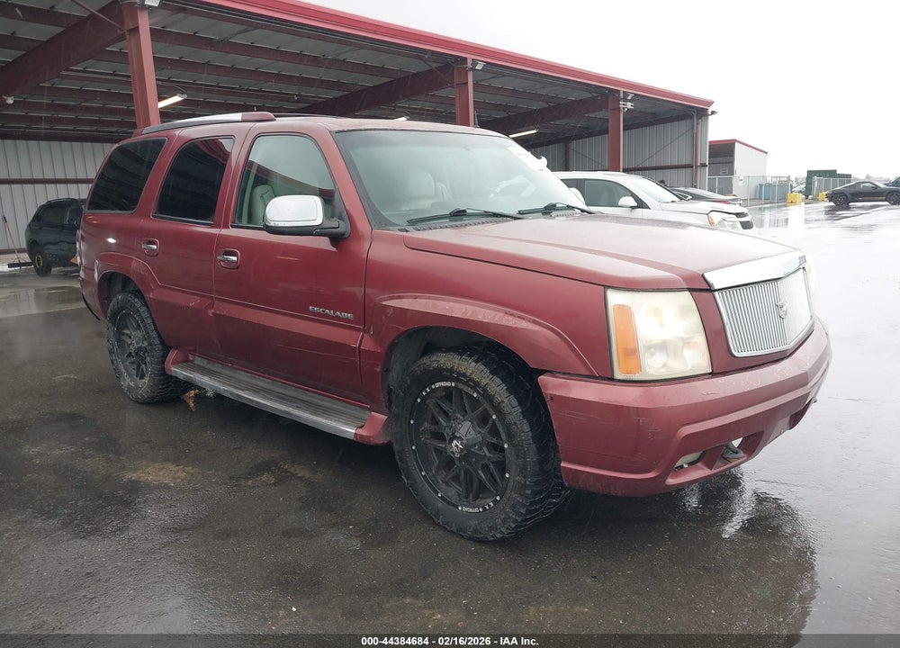 2002 CADILLAC ESCALADE STANDARD VIN: 1GYEK63N82R209215