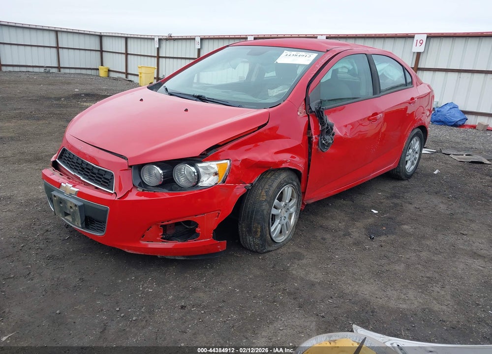 2012 CHEVROLET SONIC 1LS VIN: 1G1JB5SH4C4116435