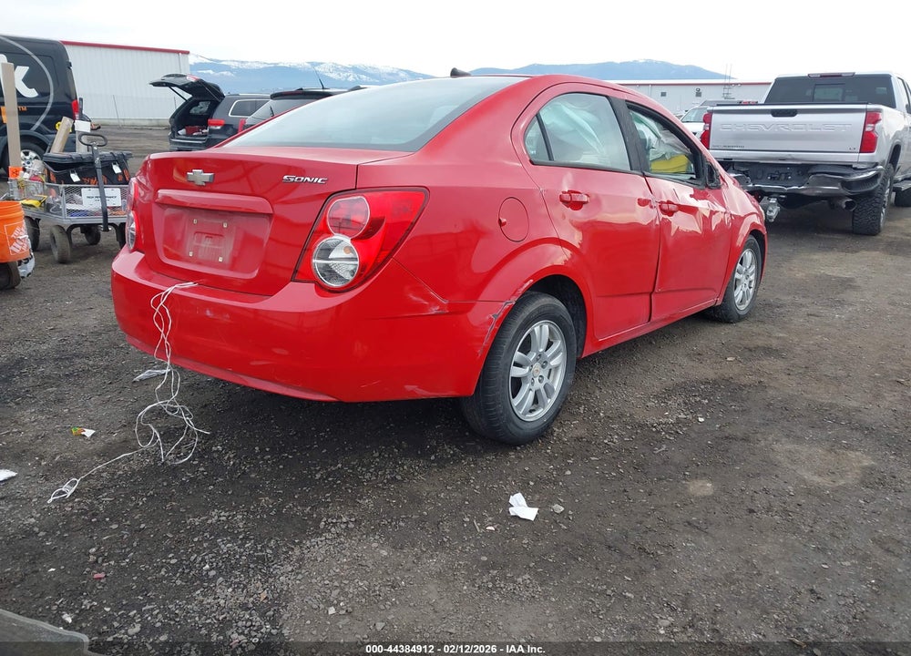 2012 CHEVROLET SONIC 1LS VIN: 1G1JB5SH4C4116435