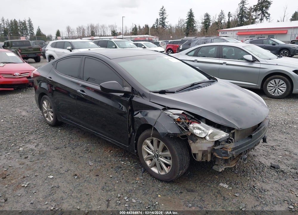 2016 HYUNDAI ELANTRA SE VIN: KMHDH4AE0GU599590