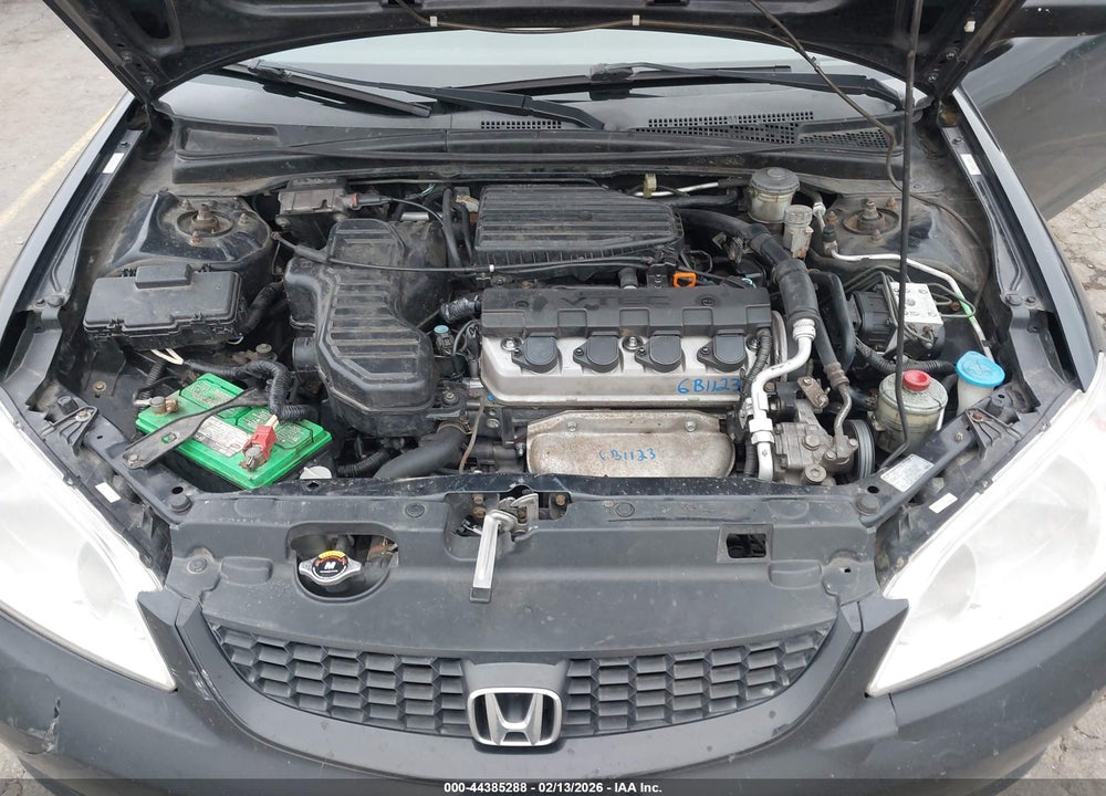 2005 HONDA CIVIC EX VIN: 1HGEM21985L062790
