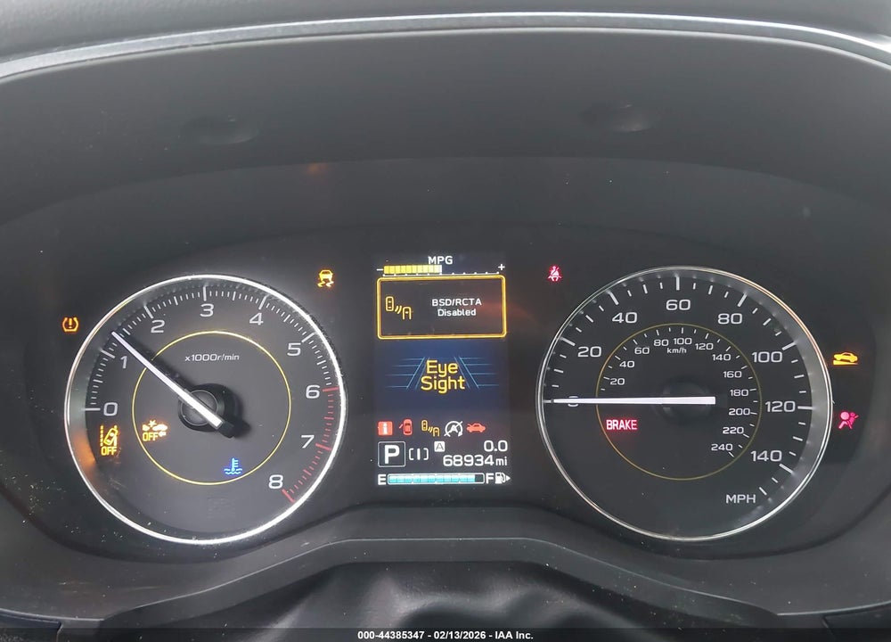 2021 SUBARU CROSSTREK SPORT VIN: JF2GTHSC6MH275490