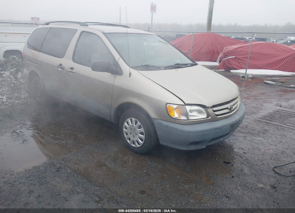2001 TOYOTA SIENNA LE VIN: 4T3ZF13C11U377208