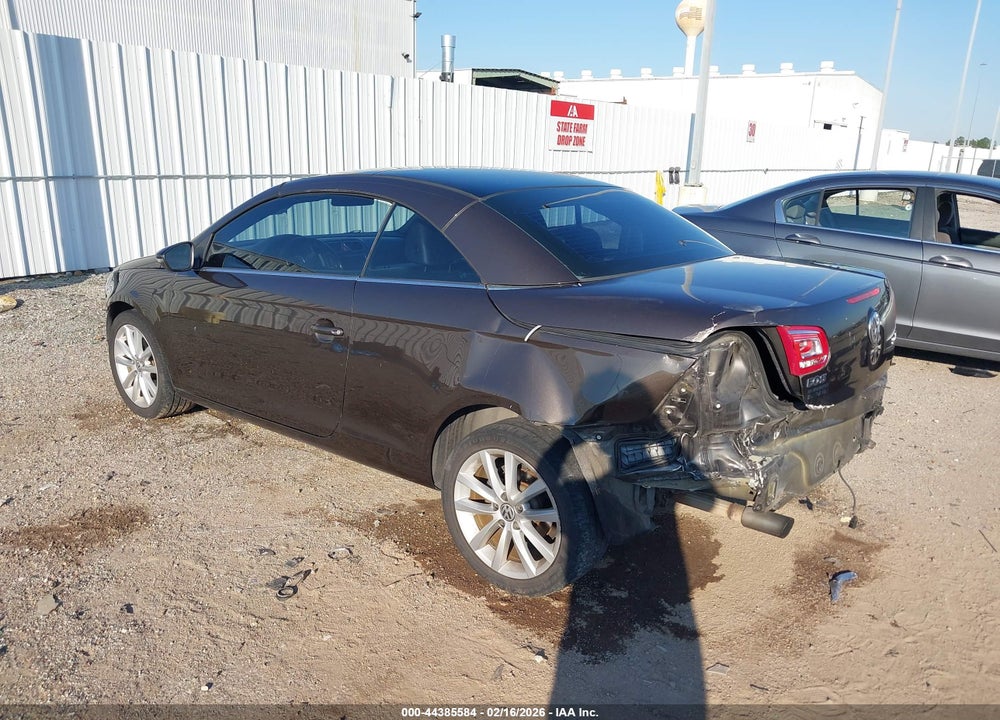 2012 VOLKSWAGEN EOS VIN: WVWBW7AH6CV014786