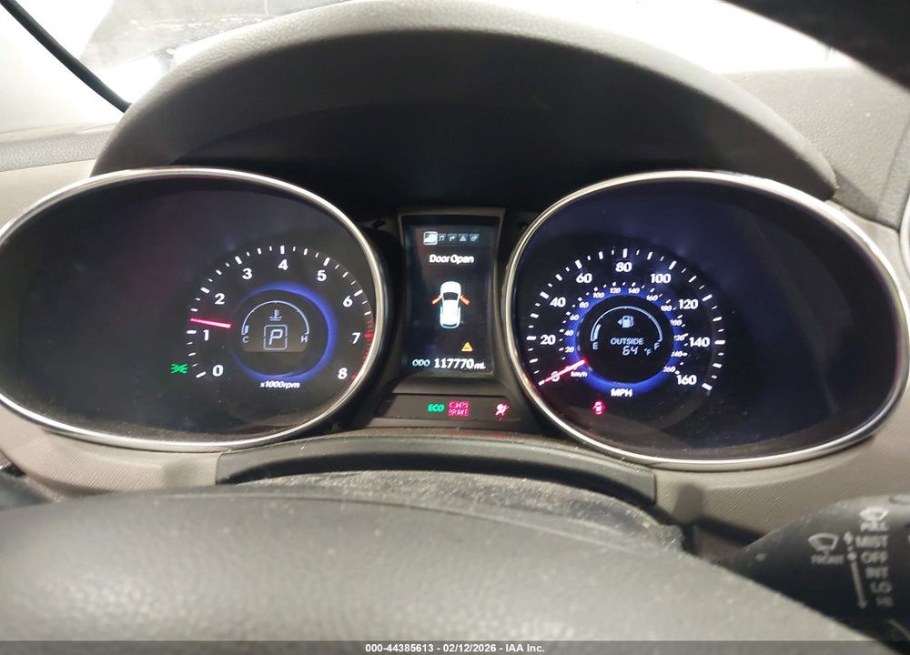 2014 HYUNDAI SANTA FE GLS VIN: KM8SRDHF9EU084135