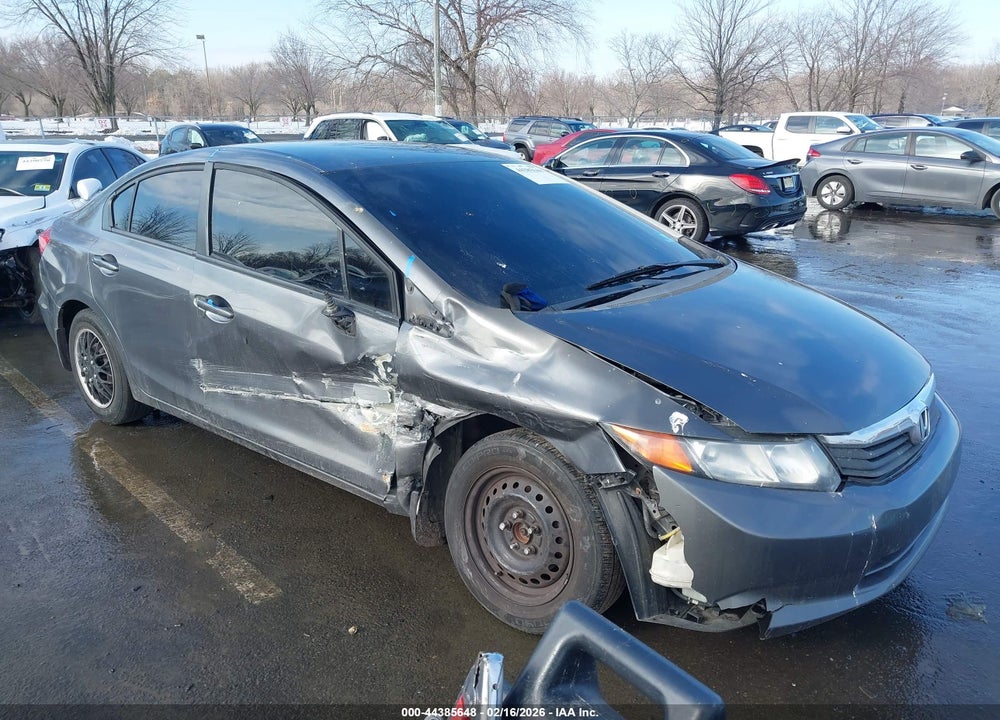 2012 HONDA CIVIC LX VIN: 19XFB2F51CE354561