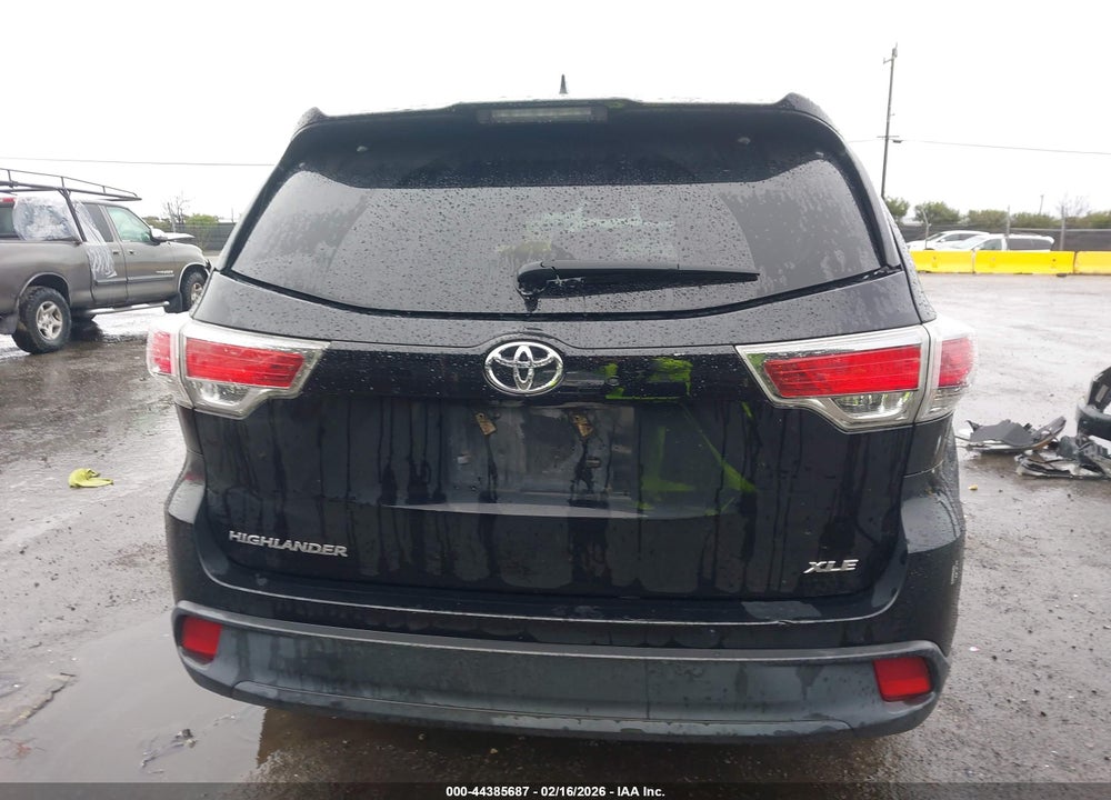2016 TOYOTA HIGHLANDER XLE V6 VIN: 5TDKKRFH4GS131640