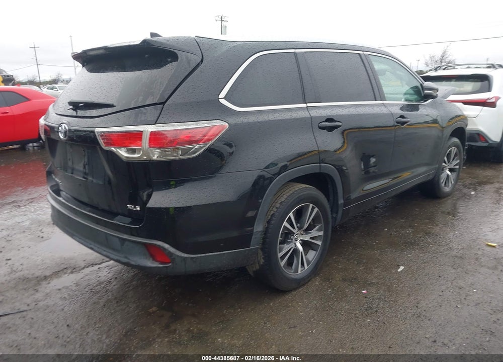 2016 TOYOTA HIGHLANDER XLE V6 VIN: 5TDKKRFH4GS131640