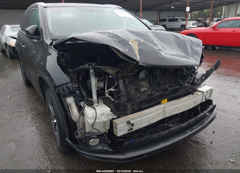 2016 TOYOTA HIGHLANDER XLE V6 VIN: 5TDKKRFH4GS131640