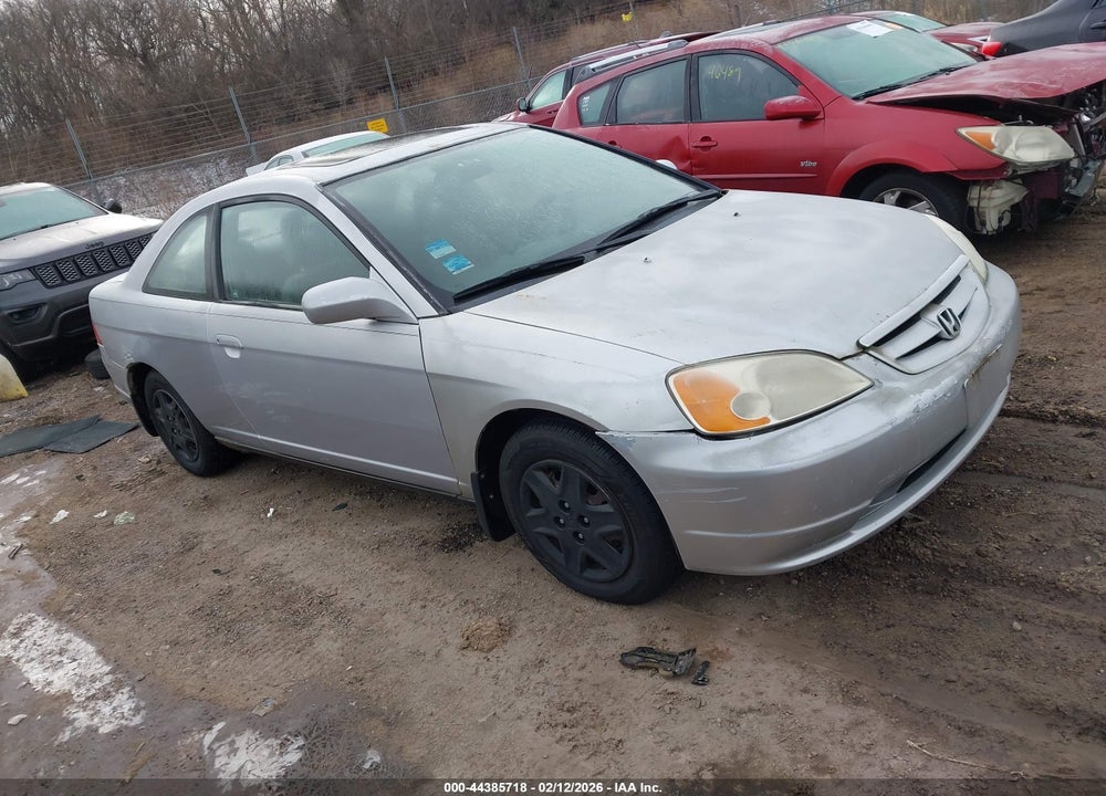 2002 HONDA CIVIC EX VIN: 1HGEM22902L067637