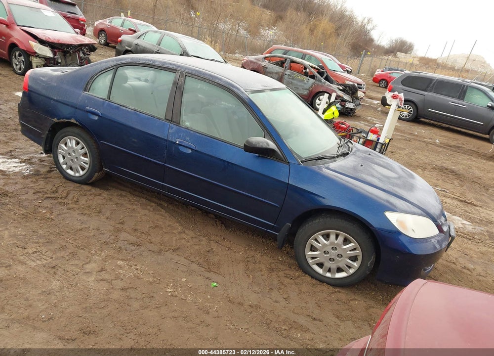 2004 HONDA CIVIC LX VIN: 2HGES15554H640010