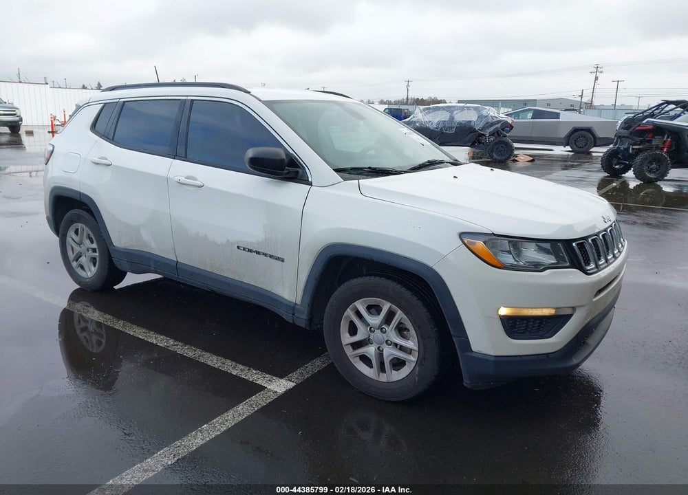 2019 JEEP COMPASS SPORT FWD VIN: 3C4NJCAB7KT613534