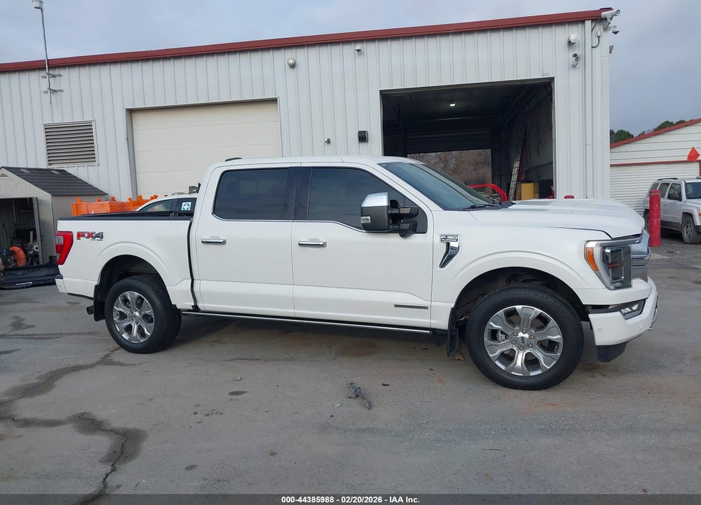 2021 FORD F-150 PLATINUM VIN: 1FTFW1ED6MFB88861