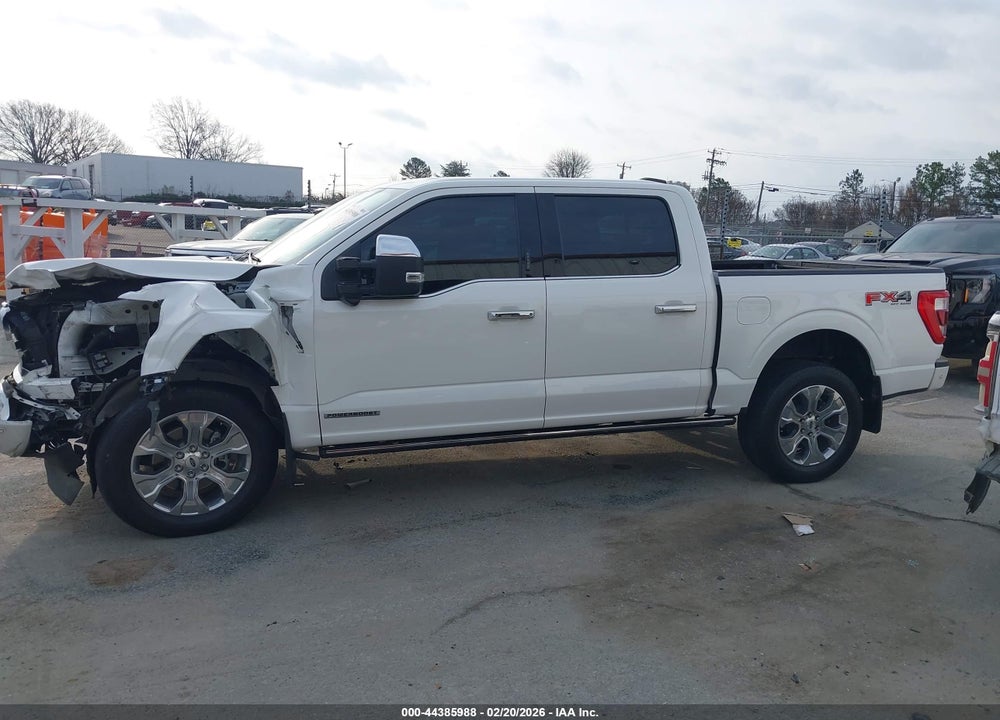 2021 FORD F-150 PLATINUM VIN: 1FTFW1ED6MFB88861