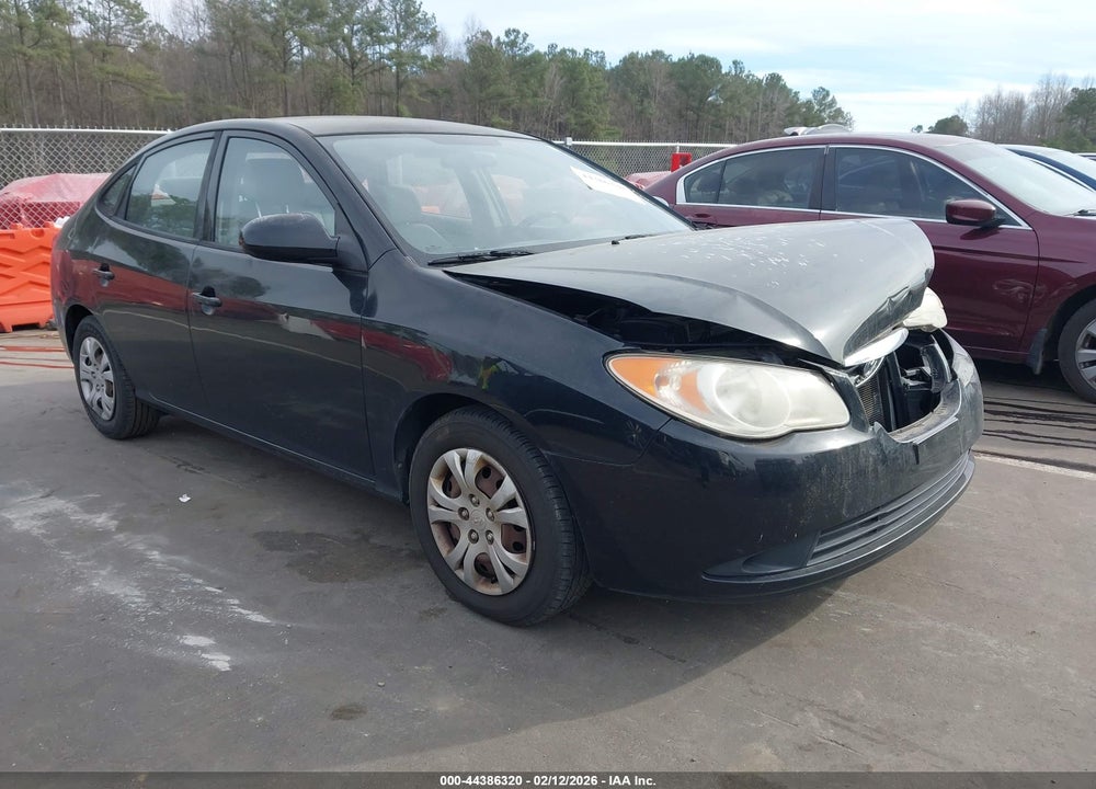 2010 HYUNDAI ELANTRA BLUE VIN: KMHDU4AD1AU202558