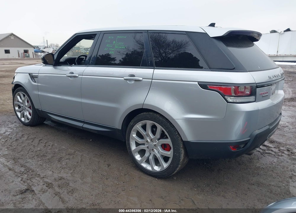 2016 LAND ROVER RANGE ROVER SPORT 5.0L V8 SUPERCHARGED/5.0L V8 SUPERCHARGED DYNAMIC VIN: SALWR2EF3GA594587