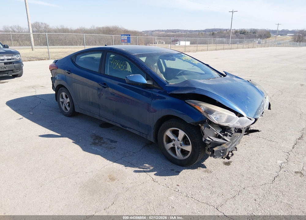 2014 HYUNDAI ELANTRA SE VIN: KMHDH4AE0EU206720