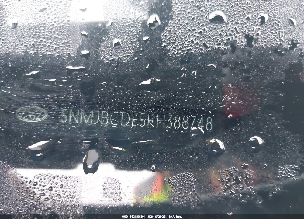 2024 HYUNDAI TUCSON SEL VIN: 5NMJBCDE5RH388748
