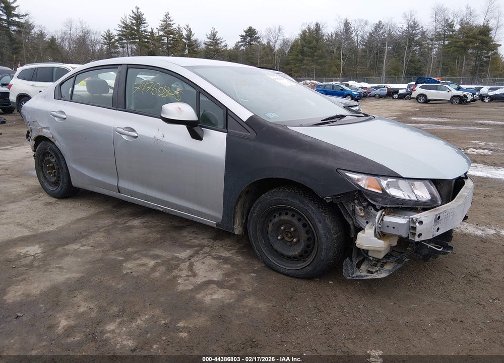 2013 HONDA CIVIC LX VIN: 2HGFB2F56DH568372