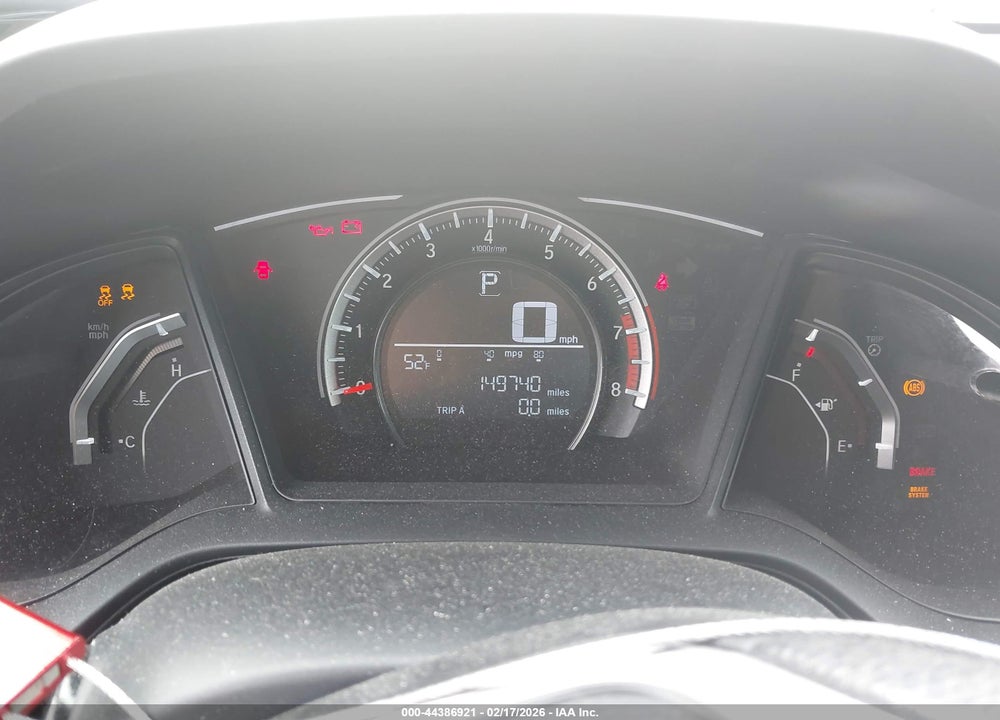 2017 HONDA CIVIC LX VIN: 19XFC2F56HE001978