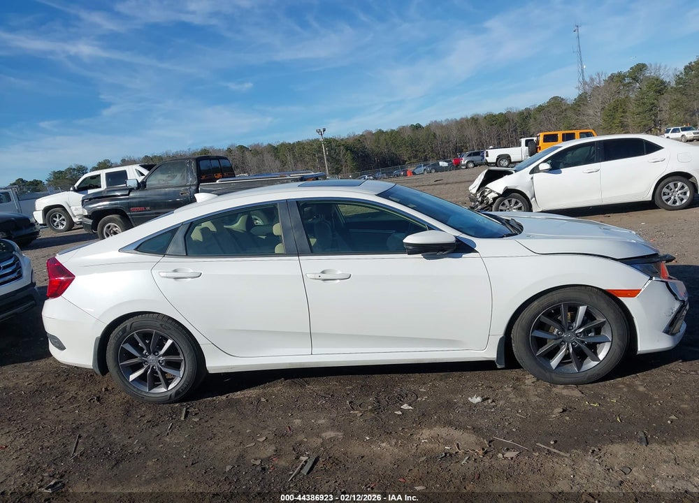 2019 HONDA CIVIC EX VIN: JHMFC1F35KX000884