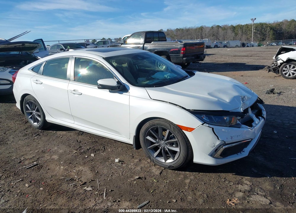 2019 HONDA CIVIC EX VIN: JHMFC1F35KX000884