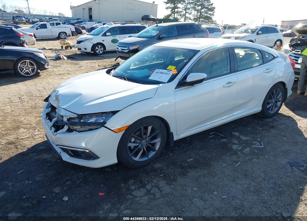 2019 HONDA CIVIC EX VIN: JHMFC1F35KX000884