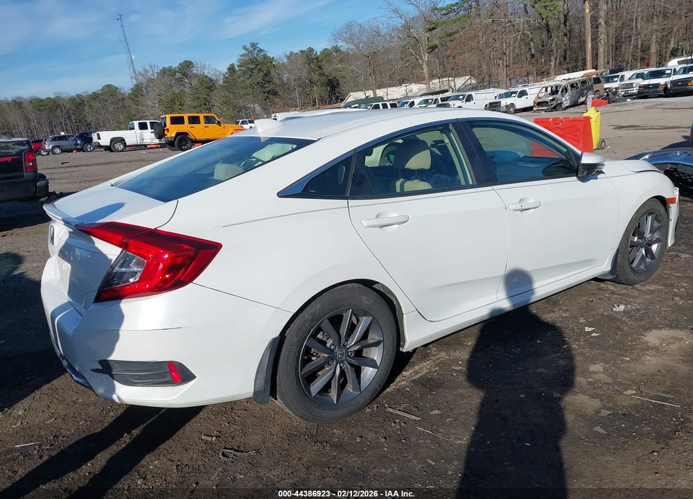 2019 HONDA CIVIC EX VIN: JHMFC1F35KX000884