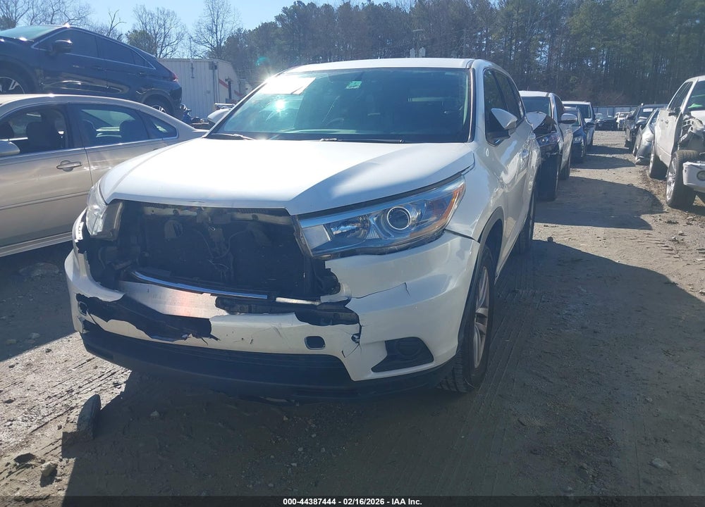 2016 TOYOTA HIGHLANDER LE V6 VIN: 5TDZKRFH0GS128085