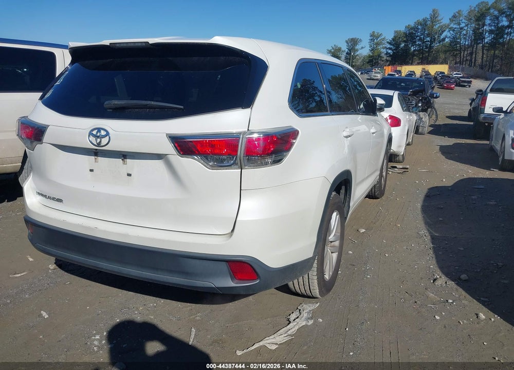 2016 TOYOTA HIGHLANDER LE V6 VIN: 5TDZKRFH0GS128085
