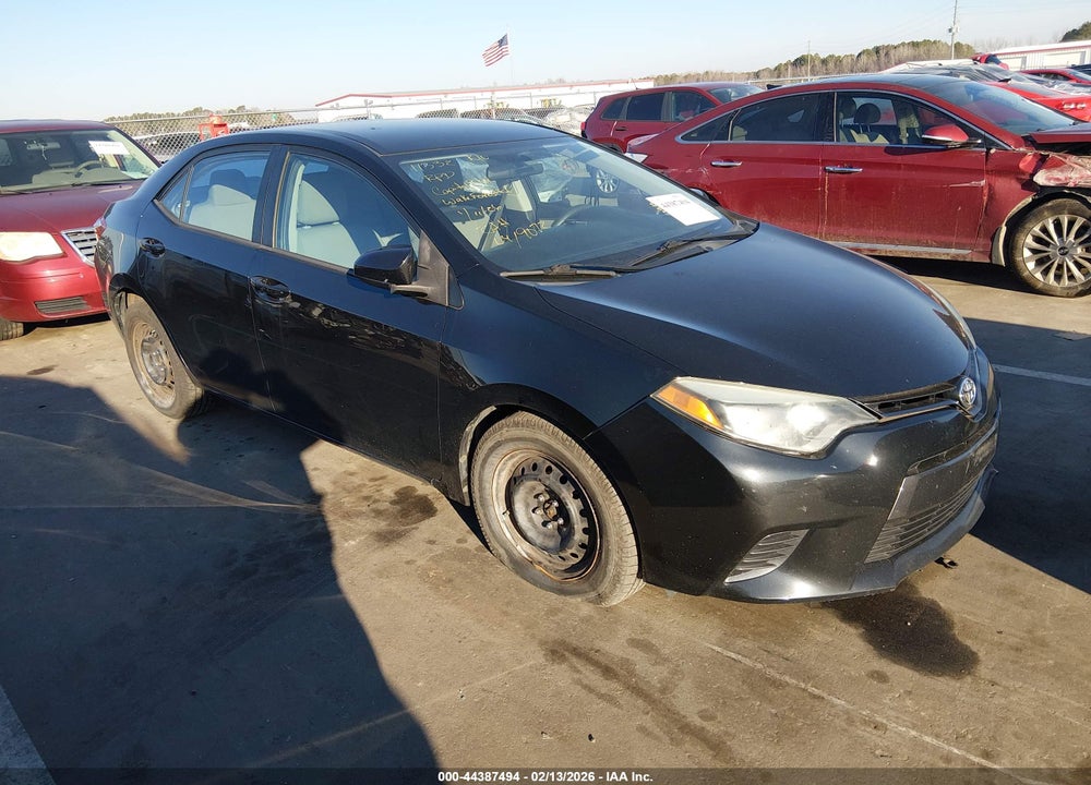 2015 TOYOTA COROLLA LE VIN: 2T1BURHE2FC259072