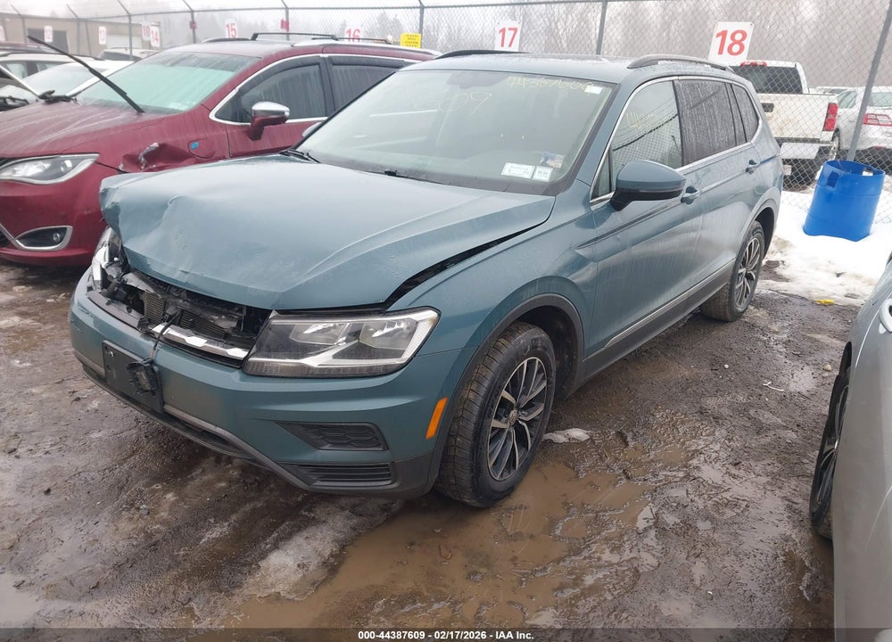2021 VOLKSWAGEN TIGUAN 2.0T SE/2.0T SE R-LINE BLACK/2.0T SEL VIN: 3VV2B7AX1MM045704