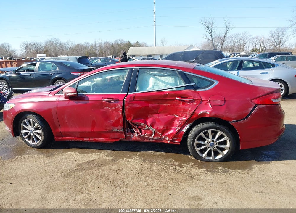 2017 FORD FUSION SE VIN: 3FA6P0HD7HR351311
