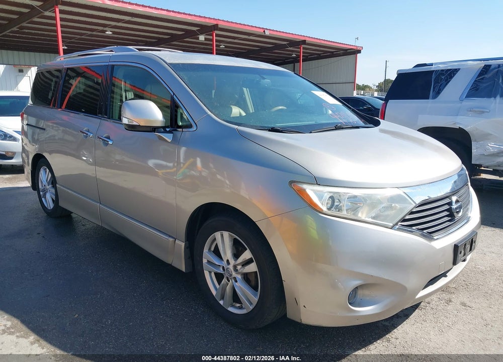 2013 NISSAN QUEST SL VIN: JN8AE2KP5D9060485