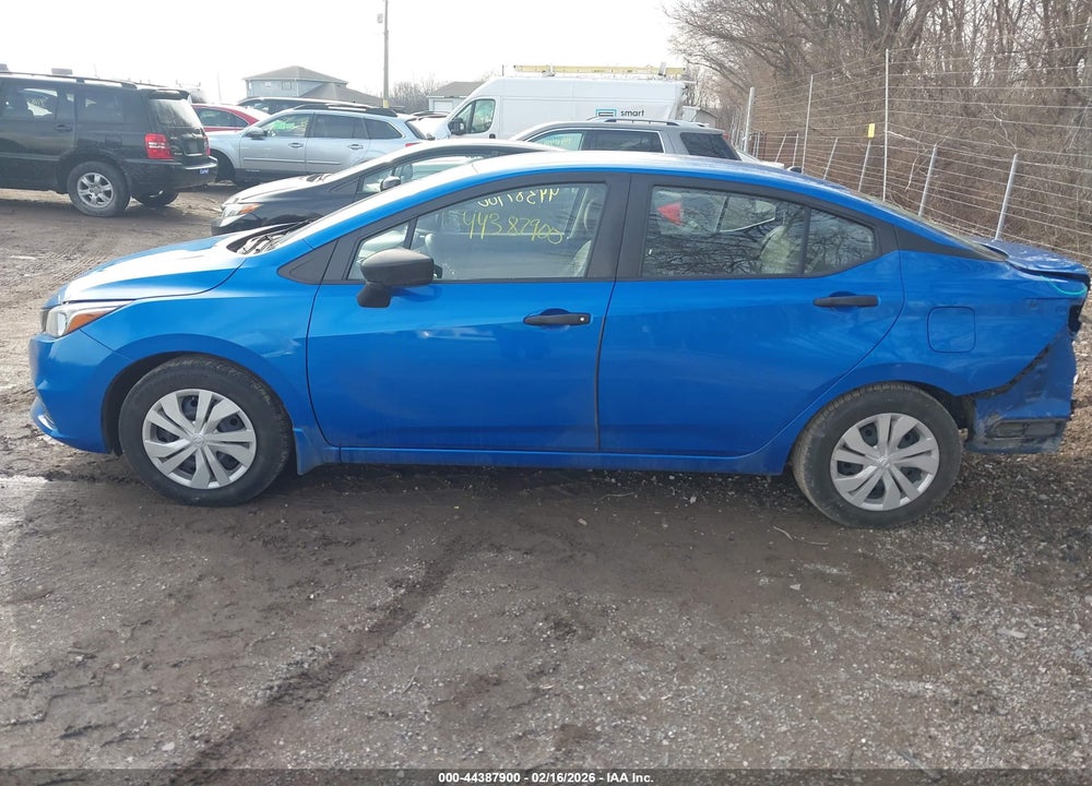 2020 NISSAN VERSA S XTRONIC CVT VIN: 3N1CN8DV0LL920076