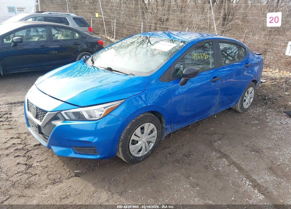 2020 NISSAN VERSA S XTRONIC CVT VIN: 3N1CN8DV0LL920076