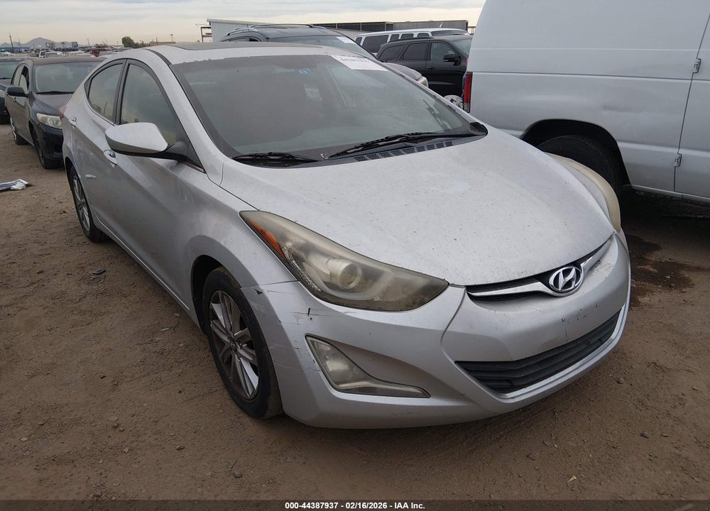 2015 HYUNDAI ELANTRA SE VIN: 5NPDH4AE3FH594252