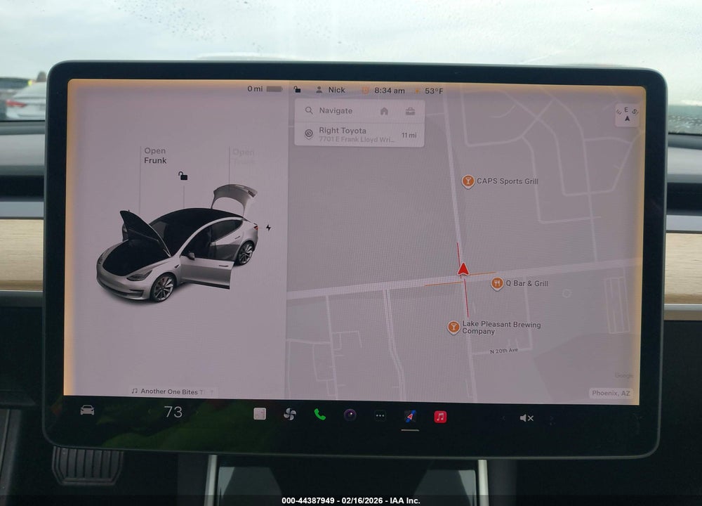 2019 TESLA MODEL 3 LONG RANGE/PERFORMANCE VIN: 5YJ3E1EB9KF434128